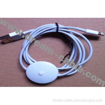 New Design 8pin USB Cable with Protector for iPhone 5/5s/5c